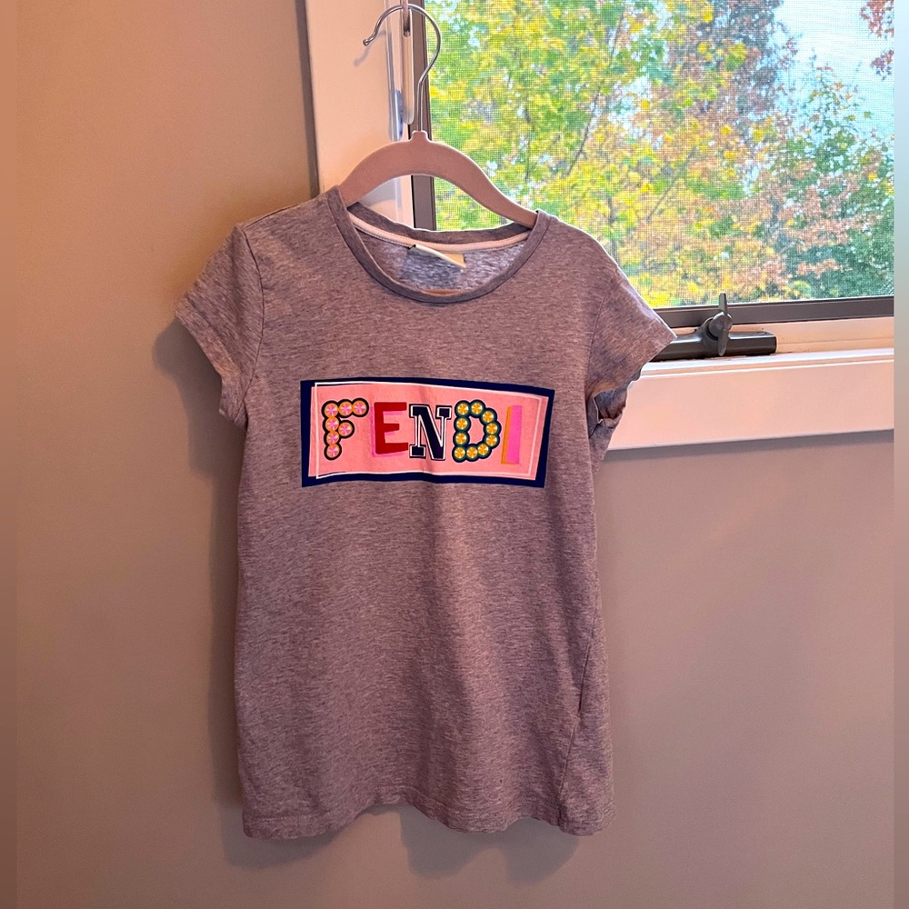 Adorable FENDI t-shirt for girls. Size 7. Great condition!